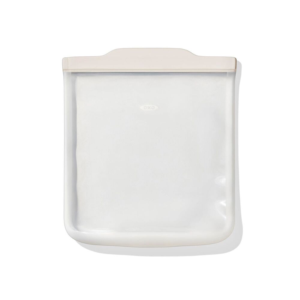 Silicone Reusable Bag - Half Gallon Bag (64 oz) - Oat D5