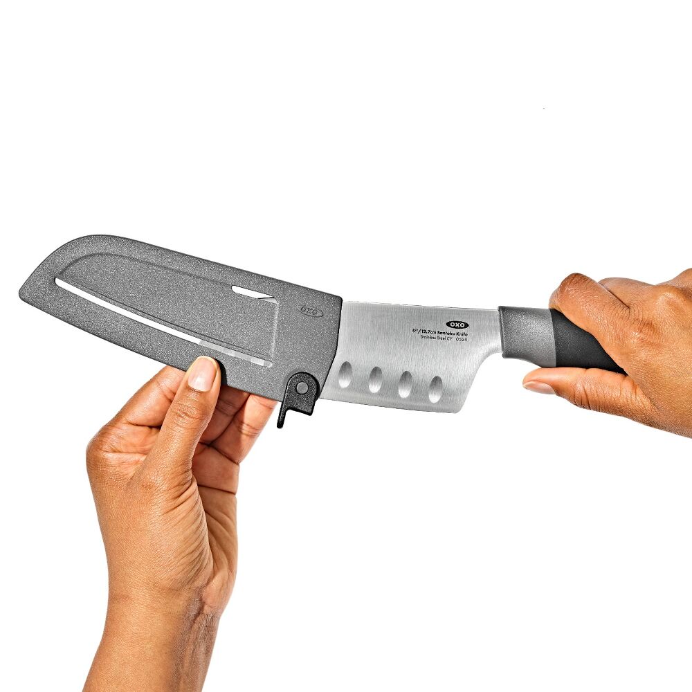 5 in Santoku Knife with Locking Sheath I9