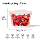 Silicone Reusable Bag - Stand-Up Snack (12 oz) – Oat R1