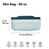 Silicone Reusable Bag - Slim Bag (20 oz) - Lagoon H4