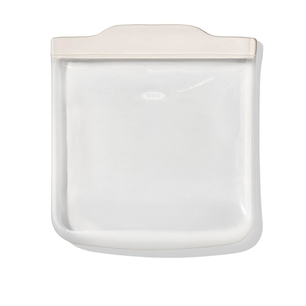 Silicone Reusable Bag - Sandwich Bag (28 oz) - Oat Z1