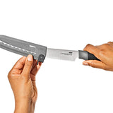 5 in Serrated Utility Knife with Locking Sheath B5