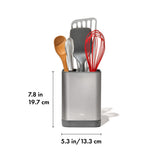 Adjustable Stainless Steel Utensil Holder - Small X4