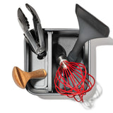 Adjustable Stainless Steel Utensil Holder - Small X4