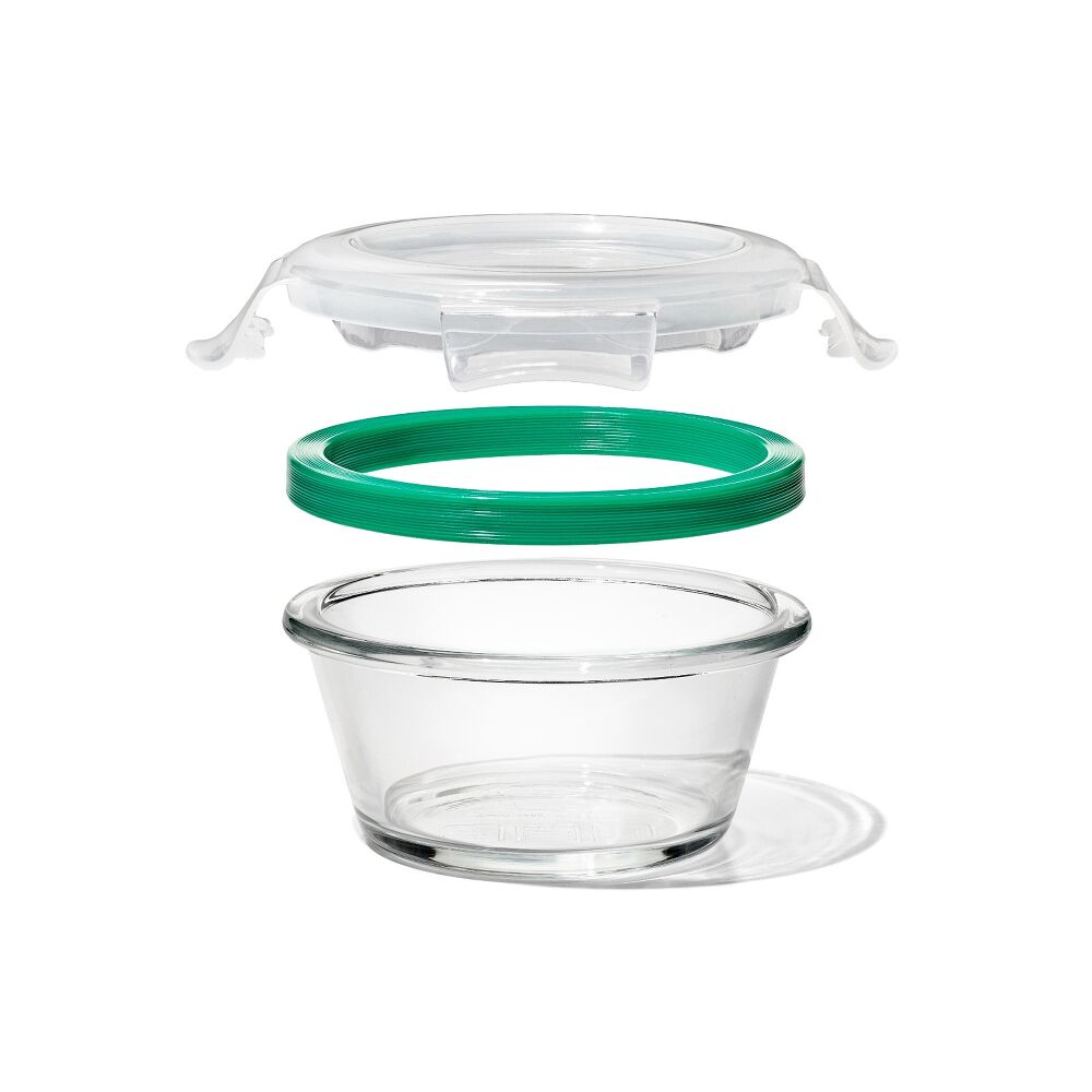 Smart Seal 8-Piece1 Cup Glass Round Container Set L9