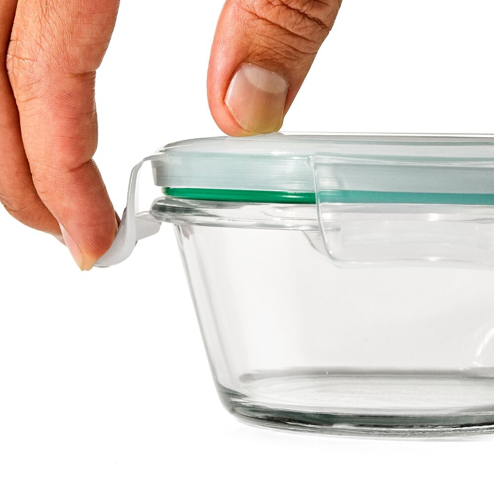 Smart Seal 8-Piece1 Cup Glass Round Container Set L9