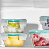 Smart Seal 8-Piece1 Cup Glass Round Container Set L9