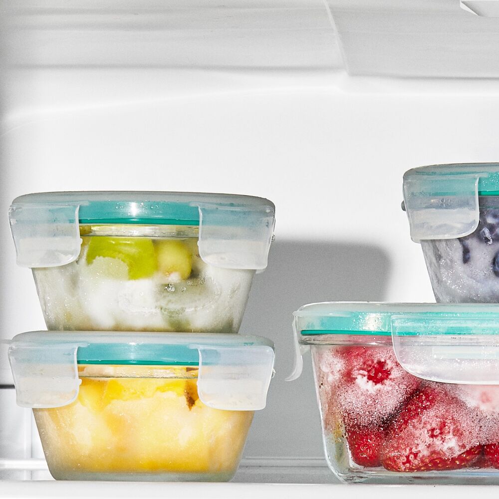 Smart Seal 8-Piece1 Cup Glass Round Container Set L9