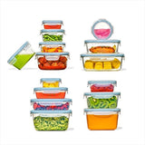 30-Piece Smart Seal Container Set - Arctic Blue W7