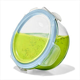 Smart Seal 2-Cup Glass Round Container - Arctic Blue R5