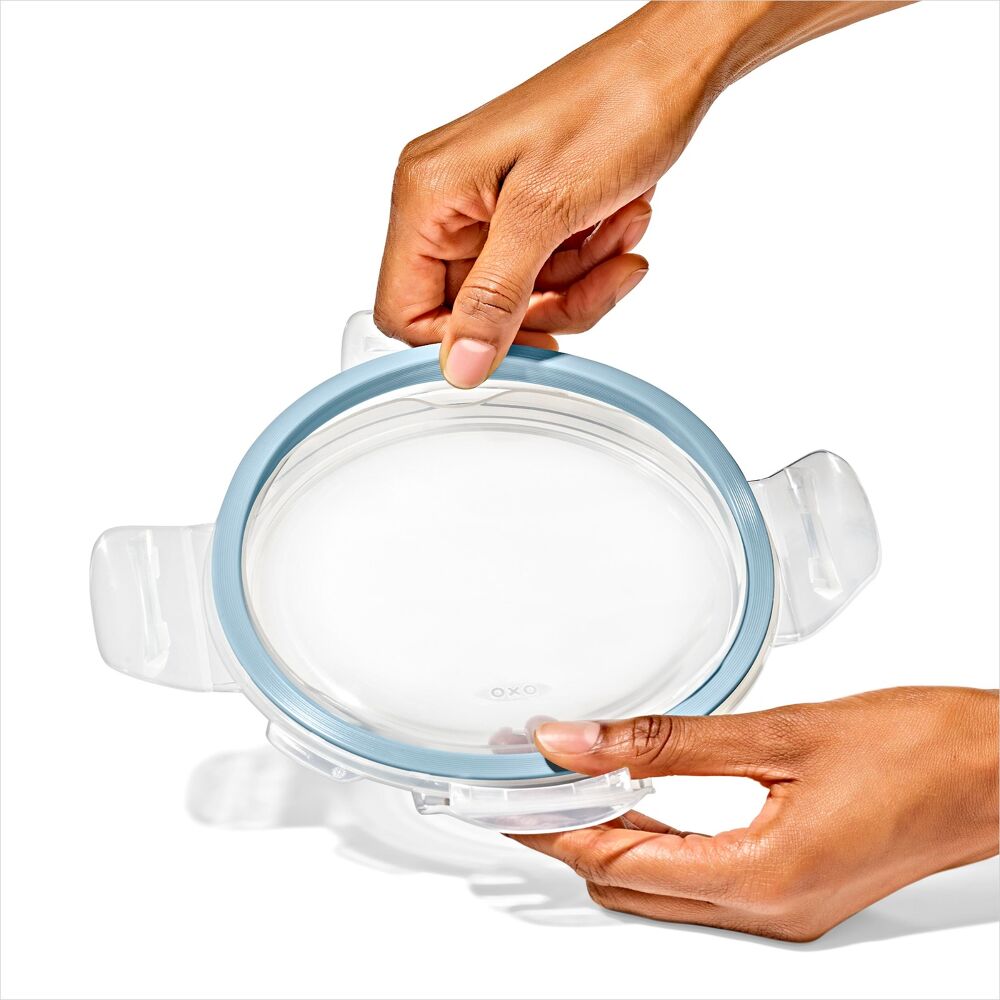 12-Piece Smart Seal Glass Container Set - Arctic Blue J4