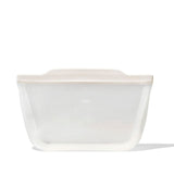 Silicone Reusable Bag - Stand-Up Half Gallon (64 oz) - Oat B6
