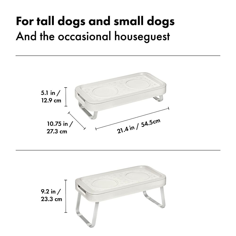 OXO Pet Adjustable Elevated Feeder O3