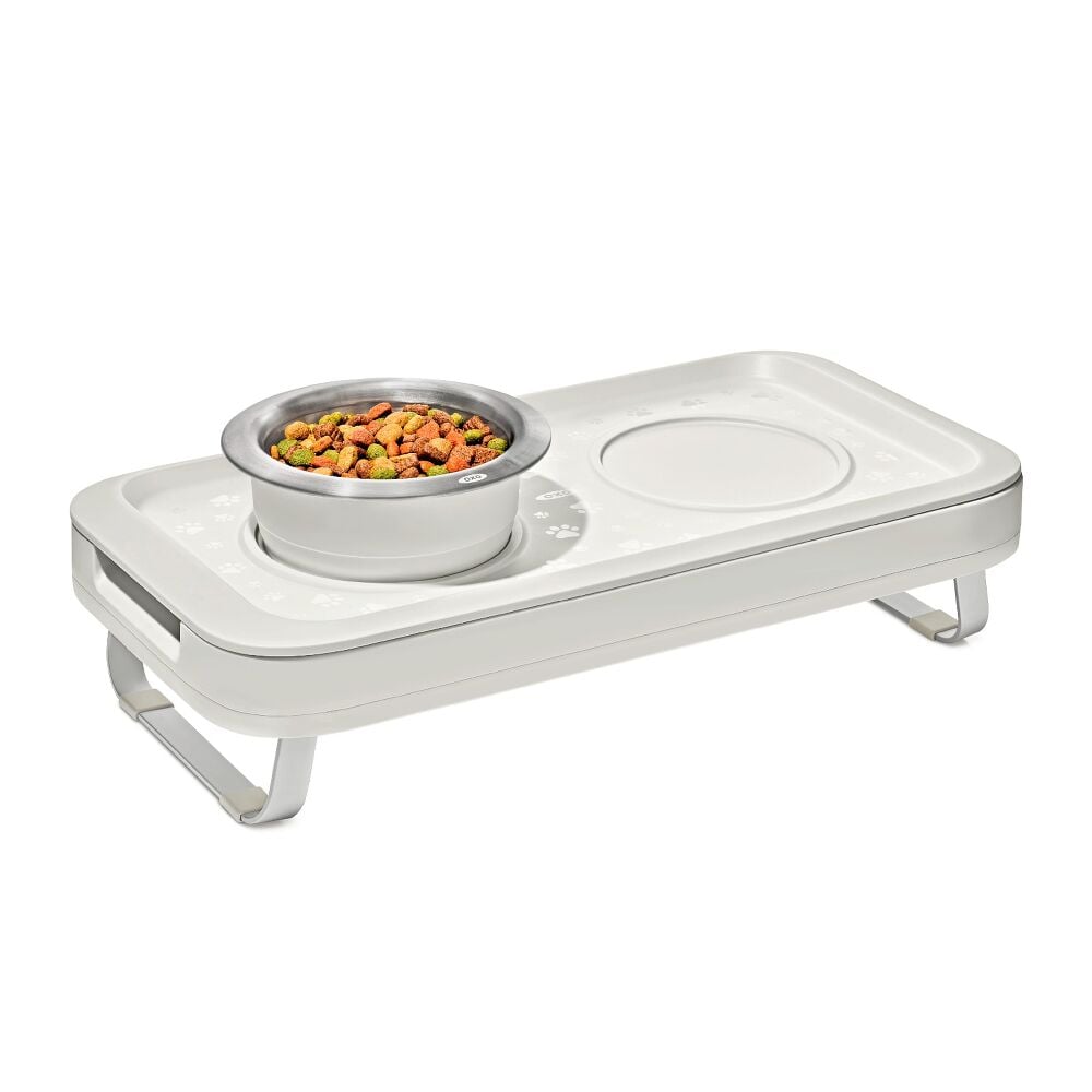 OXO Pet Adjustable Elevated Feeder O3
