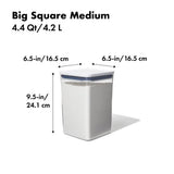 POP Container - Big Square Medium (4.4 Qt/4.2 L) H4