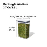 POP Container - Rectangle Medium (2.7 Qt/2.6 L) S6