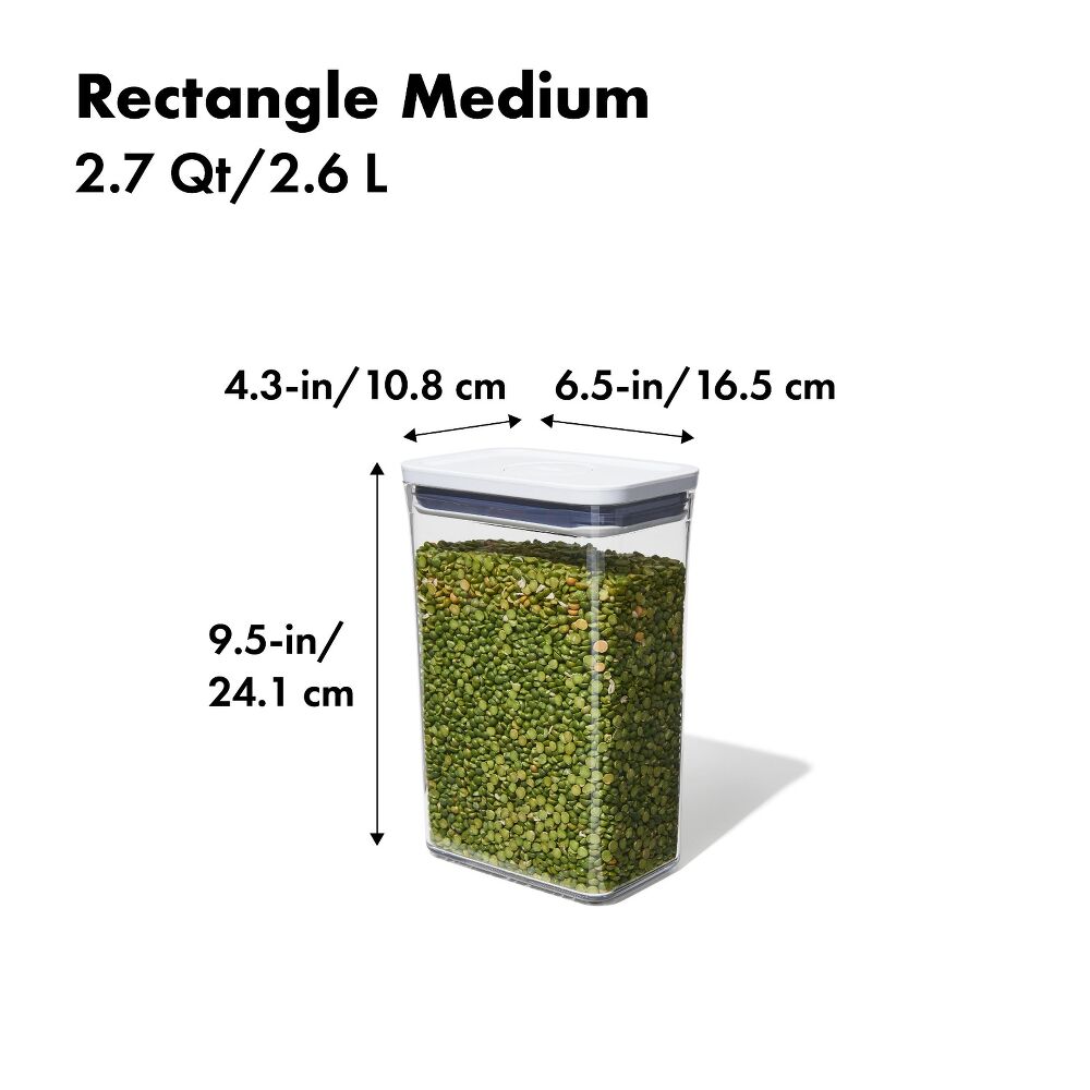 POP Container - Rectangle Medium (2.7 Qt/2.6 L) S6