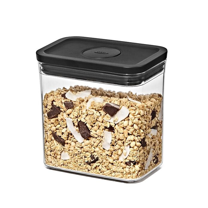 POP Container - Rectangle Short (1.7 Qt/1.6 L) - Matte Black X4