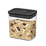 POP Container - Rectangle Short (1.7 Qt/1.6 L) - Matte Black X4