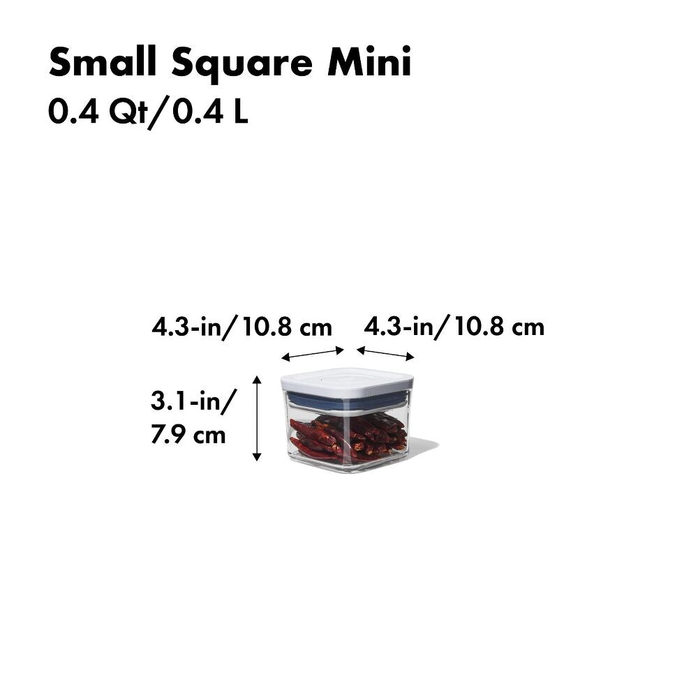 POP Container - Small Square Mini (0.4 Qt.) G2