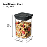 POP Container - Small Square Short (1.1 Qt/1.0 L) G9