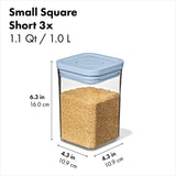 3-Piece POP Container Set with Mini Scoops O1
