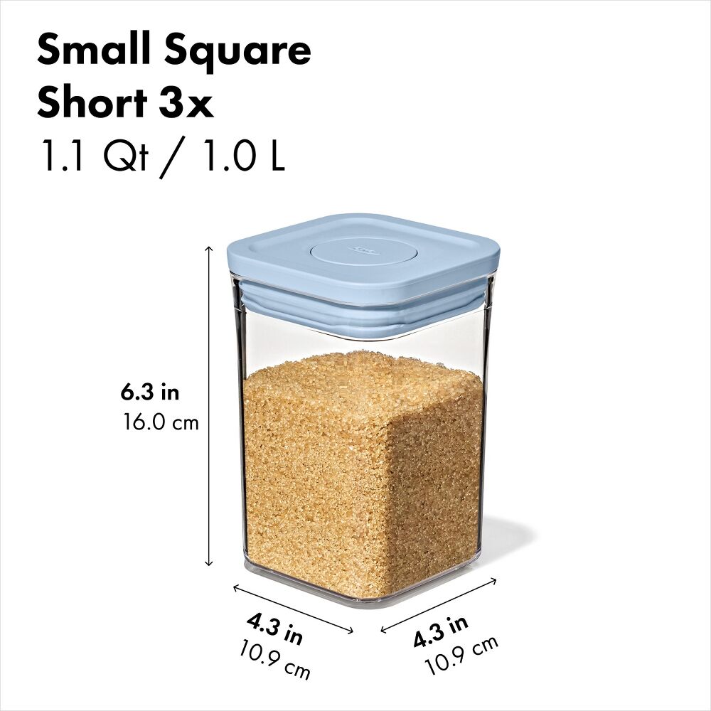 3-Piece POP Container Set with Mini Scoops O1