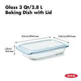 Glass Baking Dish with Lid (3.0 Qt) P7
