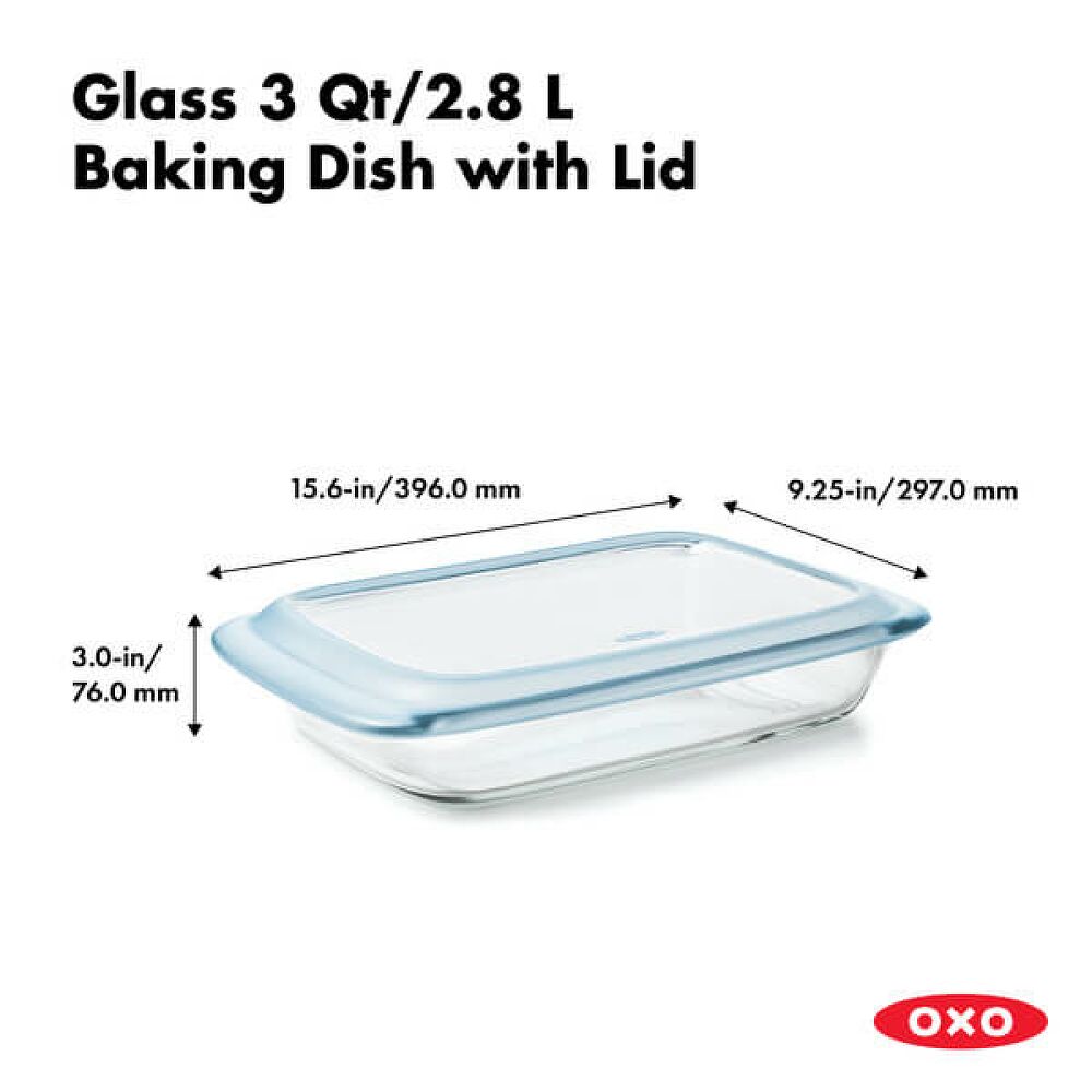 Glass Baking Dish with Lid (3.0 Qt) P7