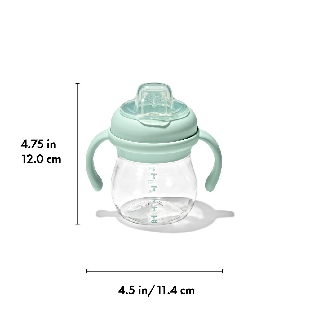 Transitions 6 Oz Soft Spout Sippy Cup with Removable Handles Q6