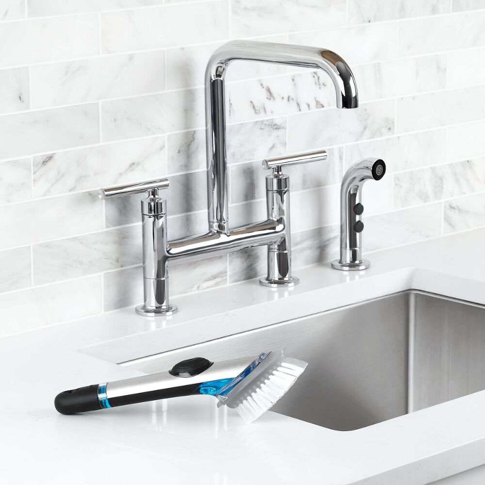 Steel Soap Dispensing Dish Brush Refills T5