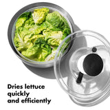 Steel Salad Spinner Q6