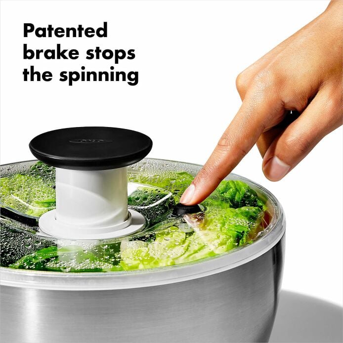 Steel Salad Spinner Q6