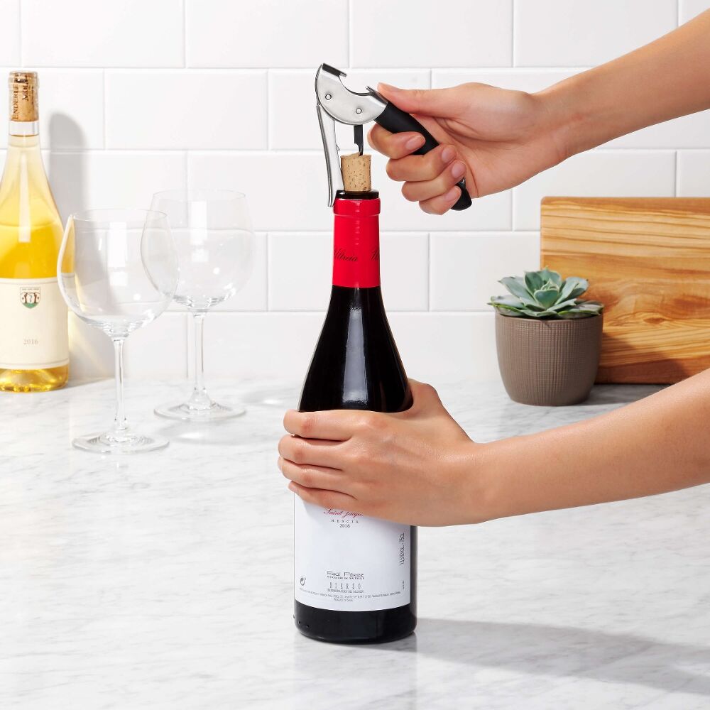 OXO Steel Double Lever Waiter's Corkscrew G6