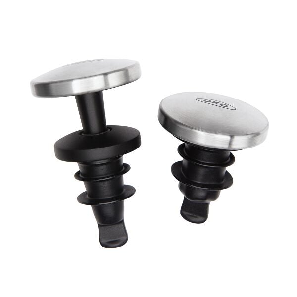 2-Piece Spillproof Wine Stopper X9