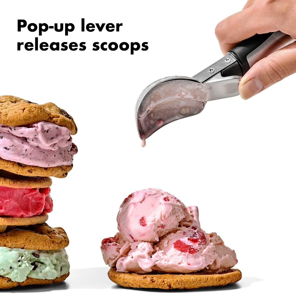 Steel Lever Ice Cream Scoop S6