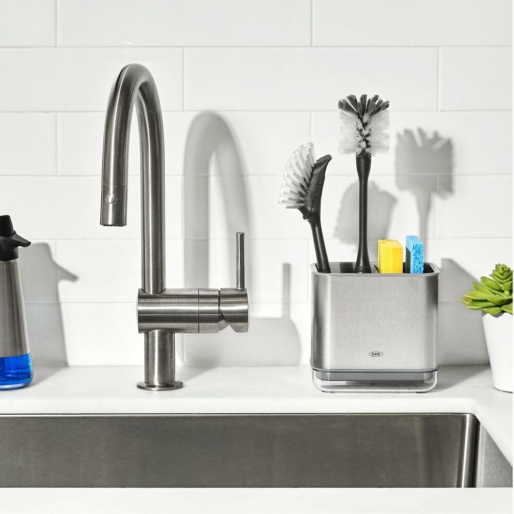 Steel Dish Brush with Replaceable Head V4