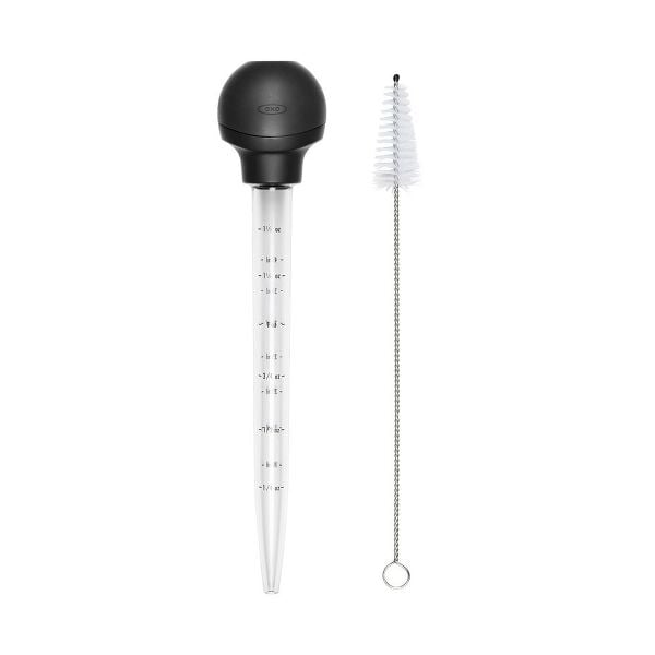 Baster with Cleaning Brush X4