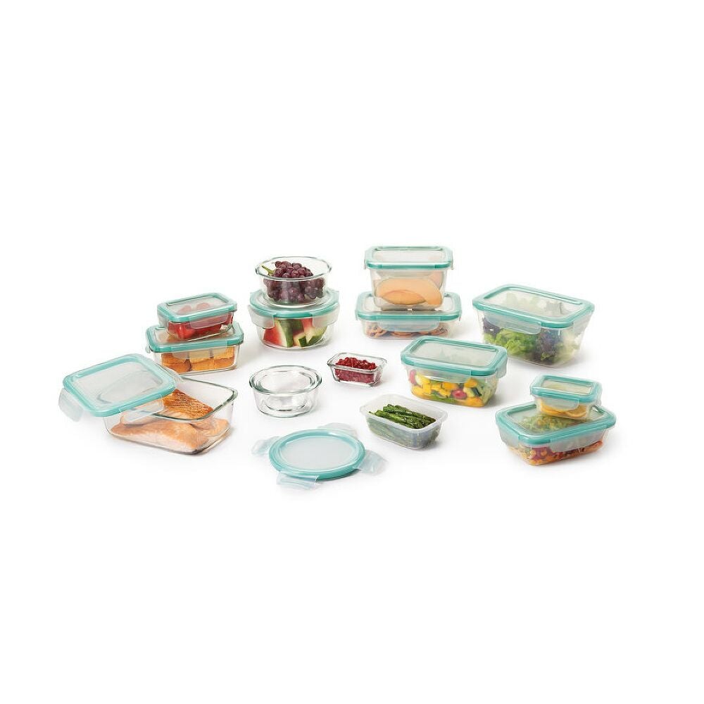 OXO Good Grips 30 Piece Smart Seal Glass & Plastic Container Set G9