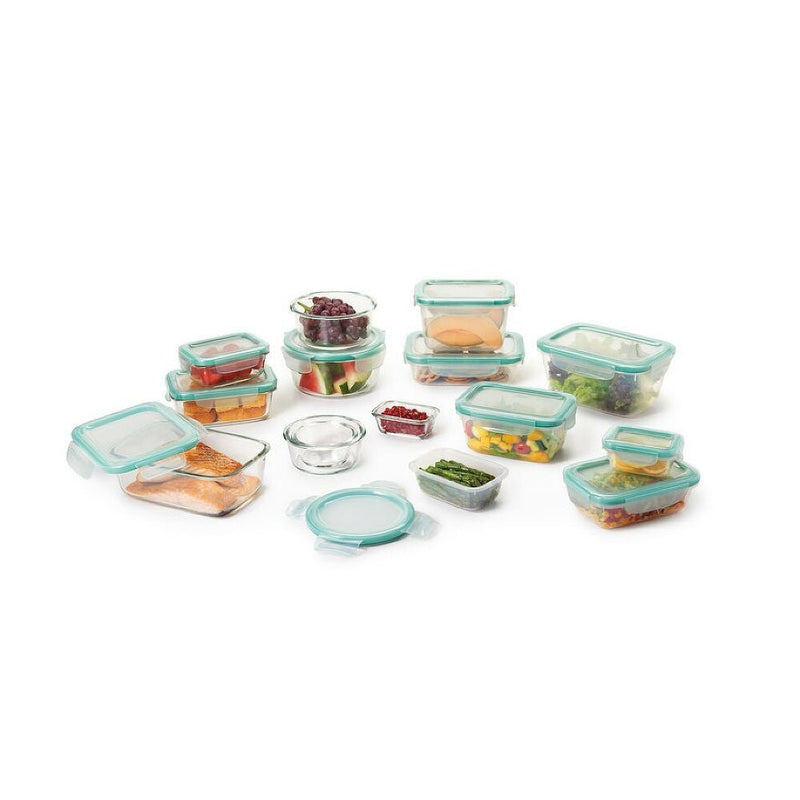 OXO Good Grips 30 Piece Smart Seal Glass & Plastic Container Set G9
