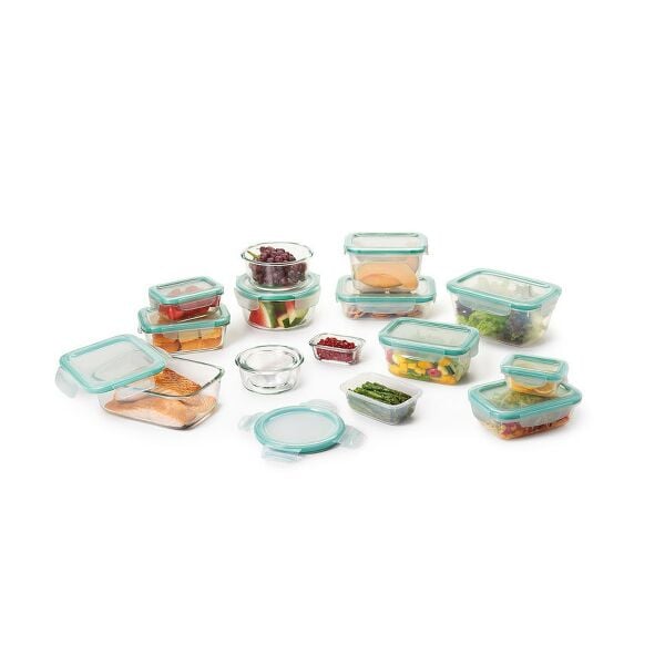 OXO Good Grips 30 Piece Smart Seal Glass & Plastic Container Set G9