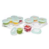 12-Piece Baby Blocks Food Storage Container Set - Opal U4
