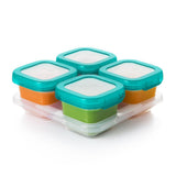 6 oz Baby Blocks™ Plastic Freezer Storage Containers - Tot Teal I4