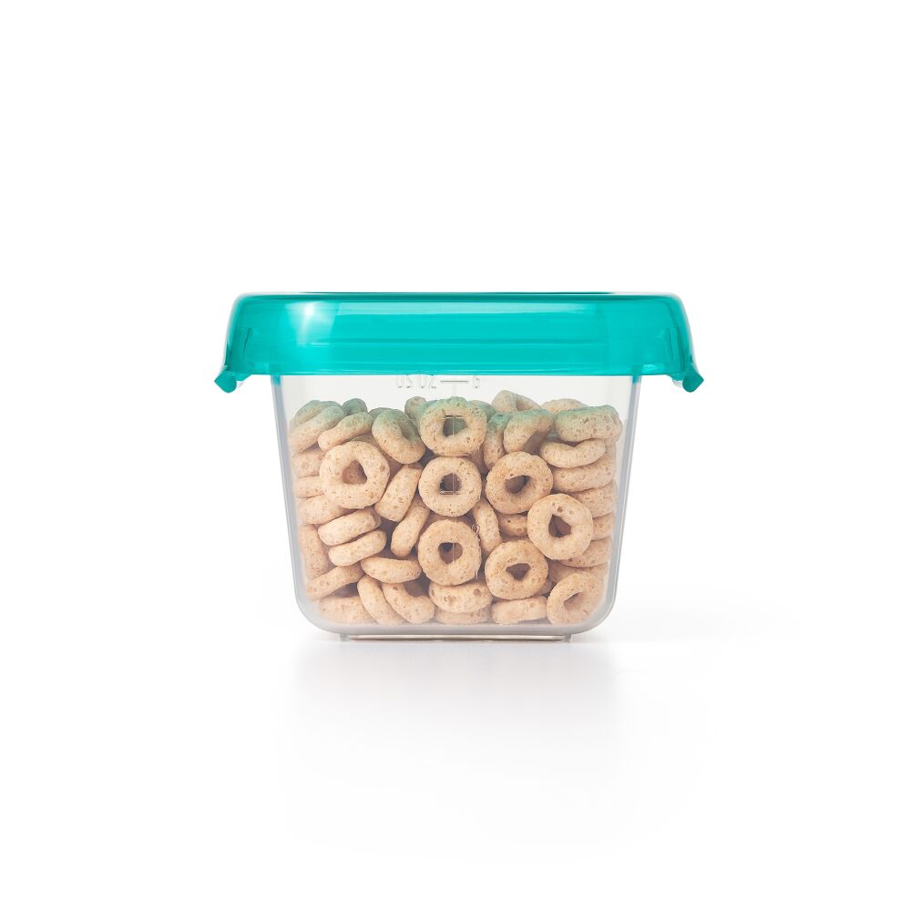 6 oz Baby Blocks™ Plastic Freezer Storage Containers - Tot Teal I4