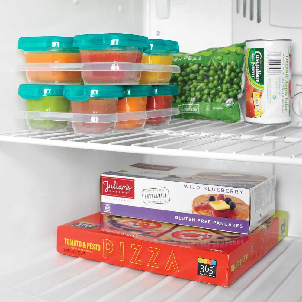 12-Piece Baby Blocks™ Plastic Freezer Storage Container Set - Tot Teal M2
