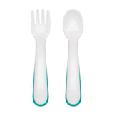 On-the-Go Plastic Fork and Spoon Set with Travel Case R2