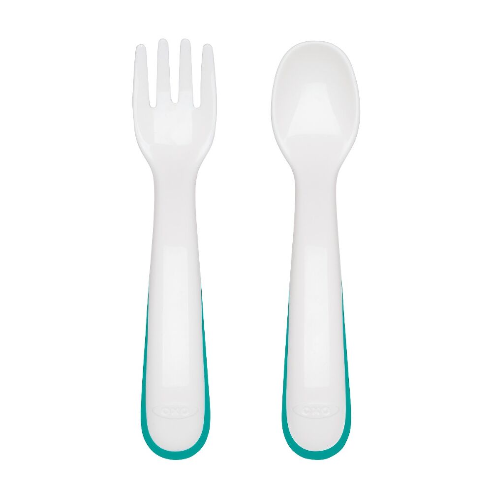 On-the-Go Plastic Fork and Spoon Set with Travel Case R2