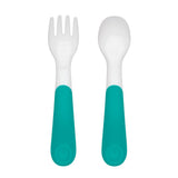 On-the-Go Plastic Fork and Spoon Set with Travel Case R2