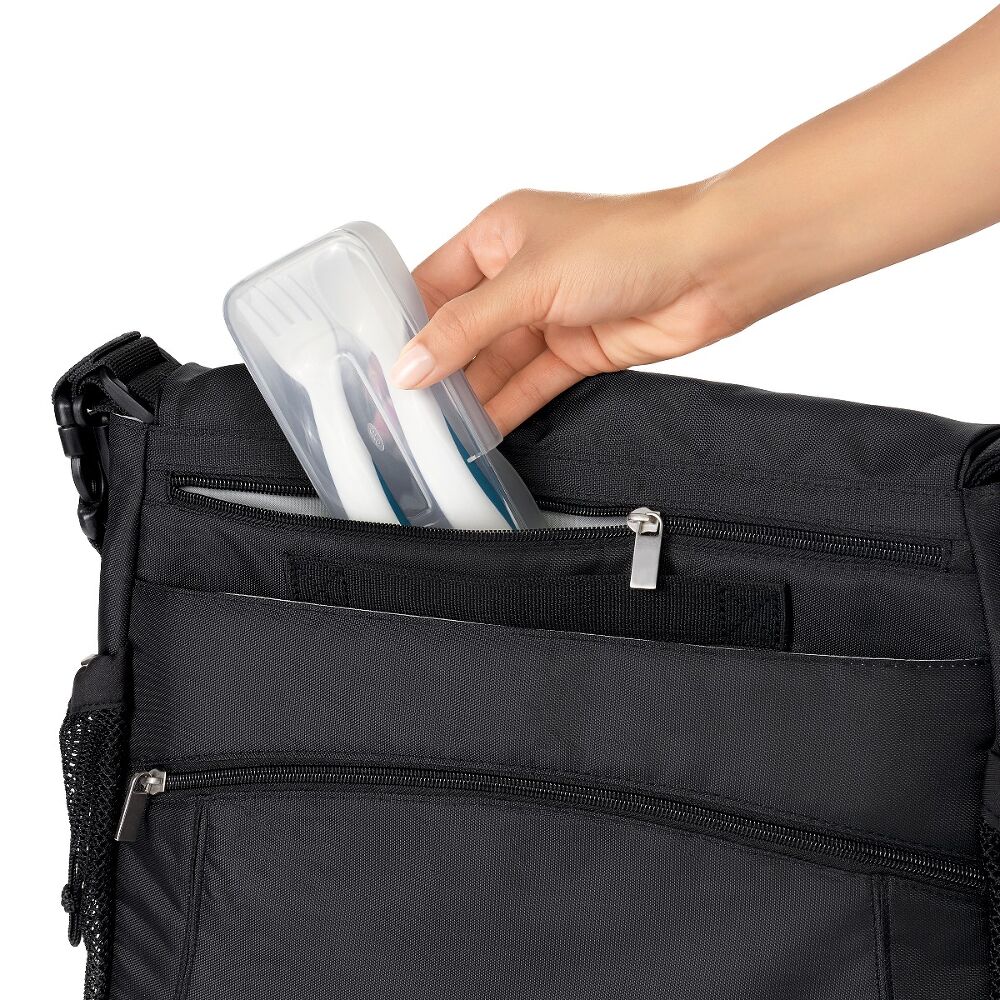 On-the-Go Plastic Fork and Spoon Set with Travel Case M4