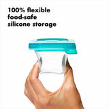 4 oz Baby Blocks™ Silicone Freezer Storage Containers - Tot Teal D3